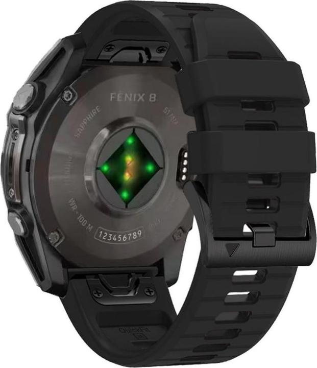Immagine prodotto Tech-Protect LINEA IN SILICONE GARMIN FENIX 5X / 5X PLUS / 6X / 6X PRO / 7X / 8 (51 MM) NERO