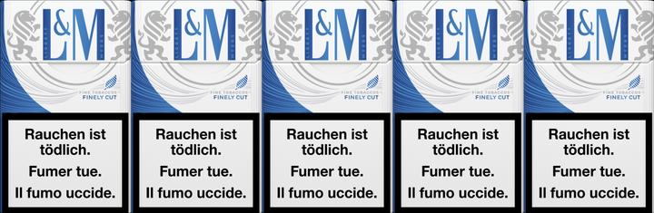 Image du produit L&M Blue Silver Label (10 pcs)