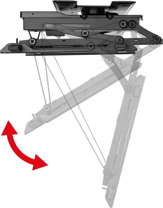Produktbild Maclean electric ceiling TV mount TUYA support max VESA 600x400 90st swivel remote (Decke, 75", 35 kg)