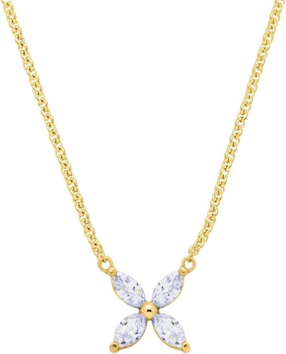 Image du produit Candy Collier Celia, argent sterling 925, plaqué or (Plaqué or 18k, Argent sterling 925, Argent massif de 925, 42 - 45 cm)