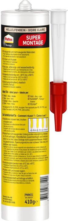 Produktbild Henkel Pattex Supermontage Grau