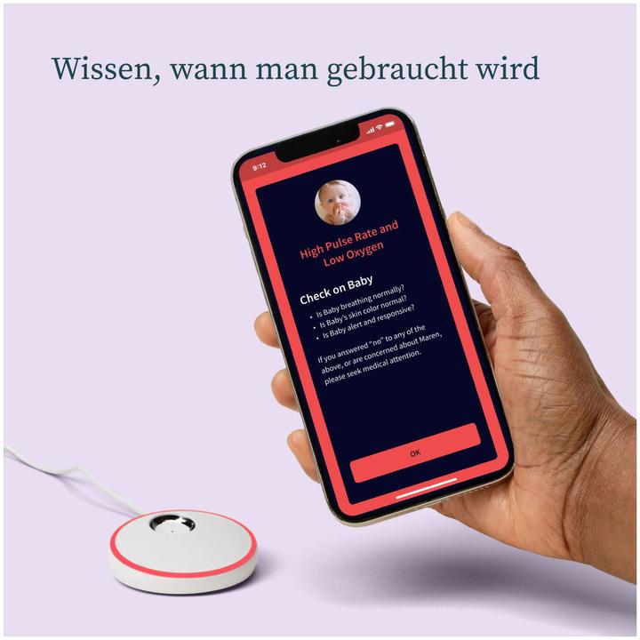 Produktbild Owlet Dream Sock + Cam (Babyphone mit Kamera, 50 m)