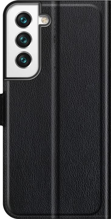 Actual product image Cover-Discount Galaxy S22 - leather case cover black (Samsung Galaxy S22)