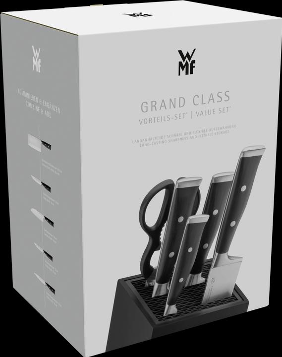 Immagine prodotto WMF Ceppo di coltelli Grand Class con set di coltelli da 6 pezzi, Made in Germany