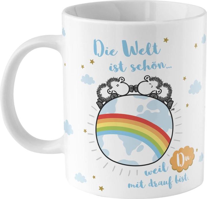 Image du produit Sheepworld Tasse à café Le monde est beau 350 ml, 1 pièce (350 ml, 1 x)