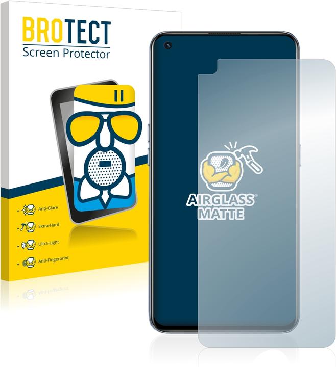 Actual product image BROTECT AirGlass Glass Matte (1 Piece, Realme GT 5G)