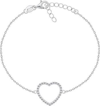 Produktbild Brilio Silver - Charming silver bracelet with a heart BRC22W
