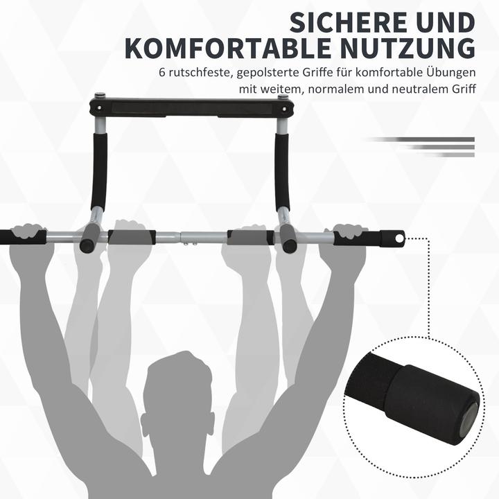 Image du produit Homcom Barre de traction pour le cadre de porte