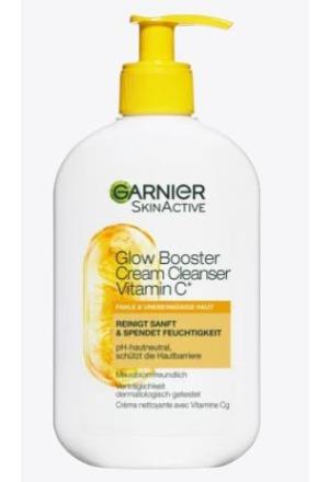Produktbild Garnier Glow Booster Cream Cleanser Vitamin C 250 ml (Gel, 250 ml)