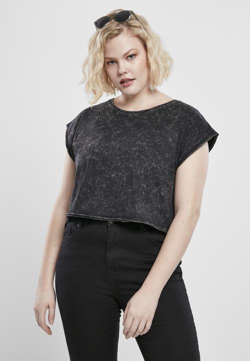 Produktbild Urban Classics Ladies Short Acid Wash Tee (5XL)
