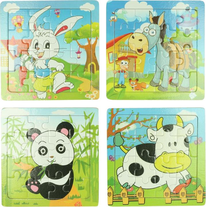 Actual product image Holzpuzzle Tier, 16tlg.