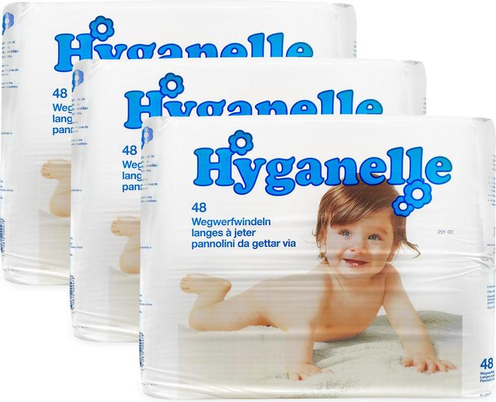 Actual product image Hyganelle Eco nappies (One size, Pack, 48 Piece)