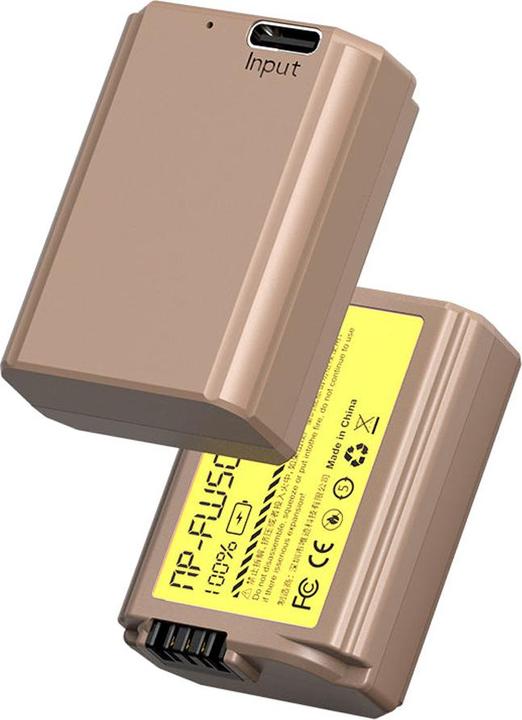 Actual product image Ulanzi Sony NP FW50 Type Lithium Ion Battery with USB C Charging Port (1030mAh) (Camera battery)