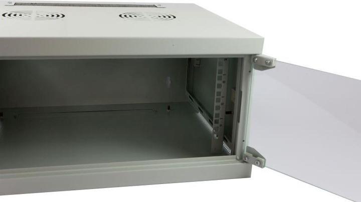 Produktbild Allnet 19 Wandgehäuse 4HE B541 / T445mm 1-teilig *lichtgrau* SMQ-Serie (4 HE, 19 Zoll Rack)