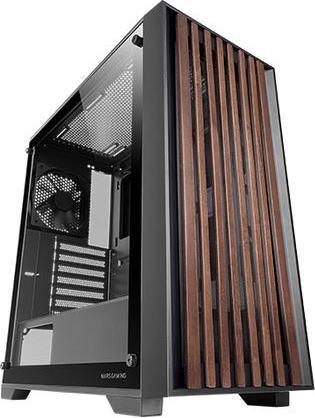 Mars Gaming Boitier Moyen Tour Atx Mc-Wood RGB Avec Panneau Vitré (Noir/Transparent) (mATX, Mini-ITX, ATX)