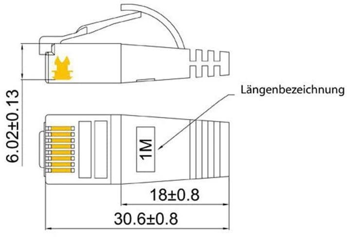 Actual product image Wirewin Network cable (STP, CAT6, 2 m)