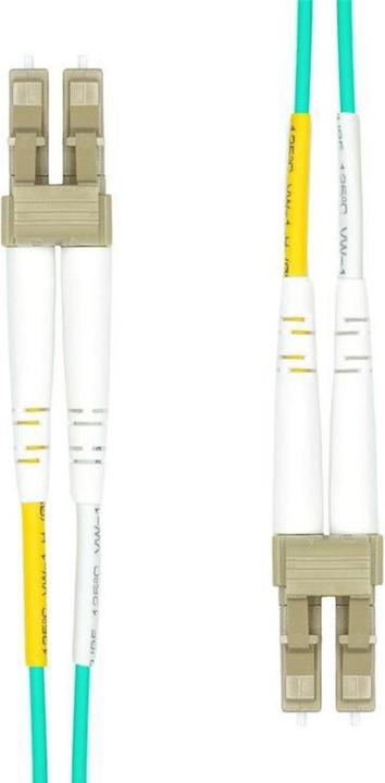 Actual product image ProXtend Patch cable LC (M) to LC (M) 10m UPC OM3 duplex fibre optic aquamarine (FO-LCLCOM3D-010) (CAT6, 10 m)