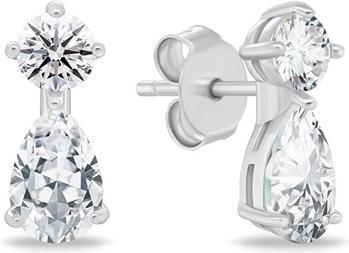Immagine prodotto Brilio Silver - Silver earrings with clear zircons EA1133W