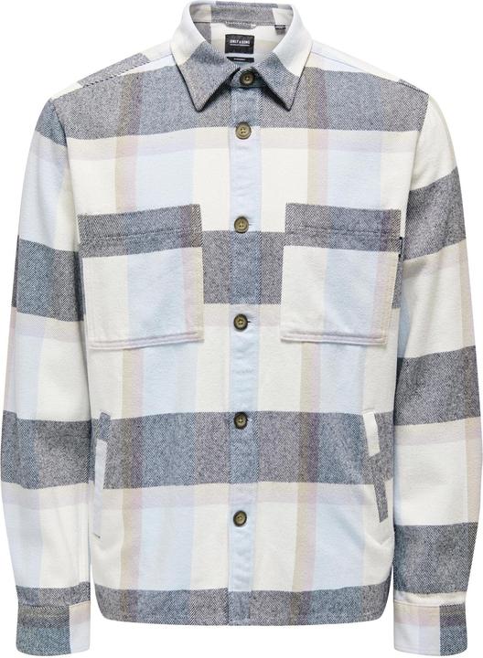 Actual product image Only & Sons Onsquin Ovr Check Ctn Ls Shirt Bp (L)