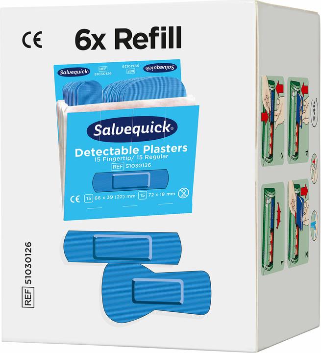 Image du produit Salvequick Recharge de bandes de pansements détectables (30 x)