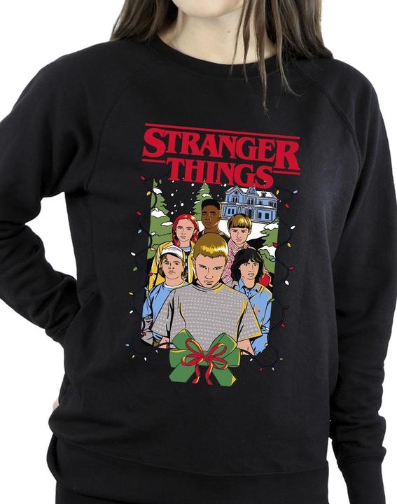 Produktbild Netflix Stranger Things Christmas Poster Sweatshirt (XL)