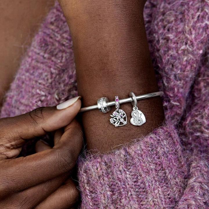 Image du produit Pandora Arbre de famille avec conte de fées fantaisiste (Pierres, Argent 925)