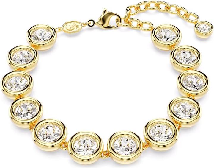 Produktbild Swarovski Imber Armband Rundschliff Weiss Gold (20 cm, Swarovski Metall)