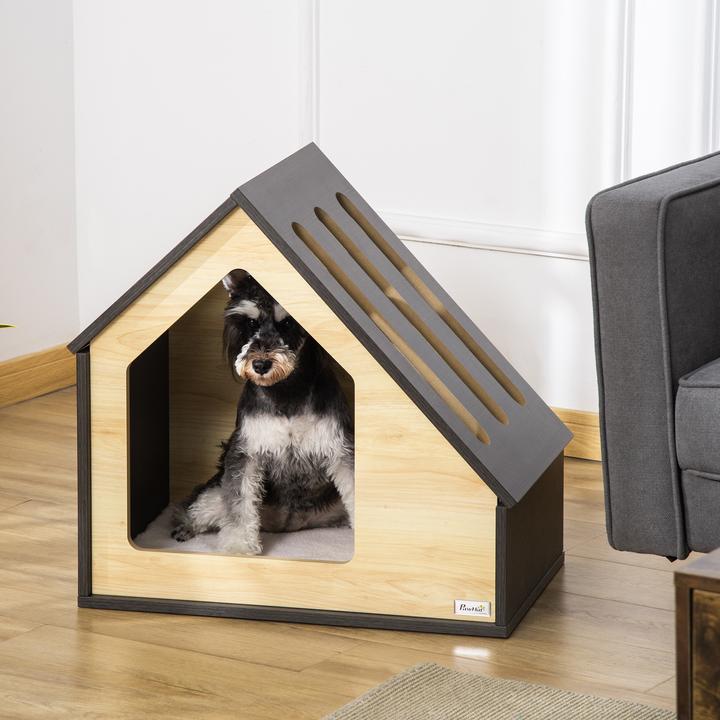 Actual product image PawHut Dog kennel with cushion (Dog house)