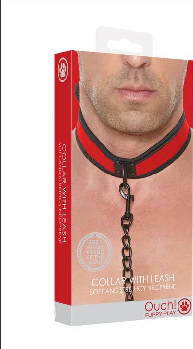 Actual product image Ouch! Neoprene Collar With Leash