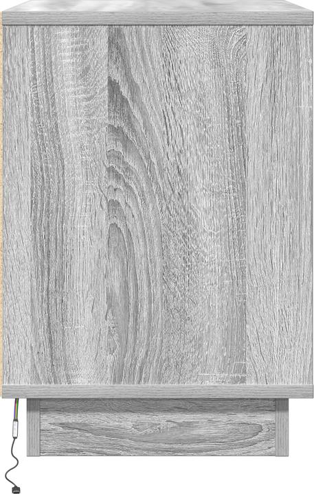 Produktbild VidaXL Grau Sonoma Holzwerkstoff Klein Nachttisch Rechteckig Modern (40 x 40 x 40 cm)