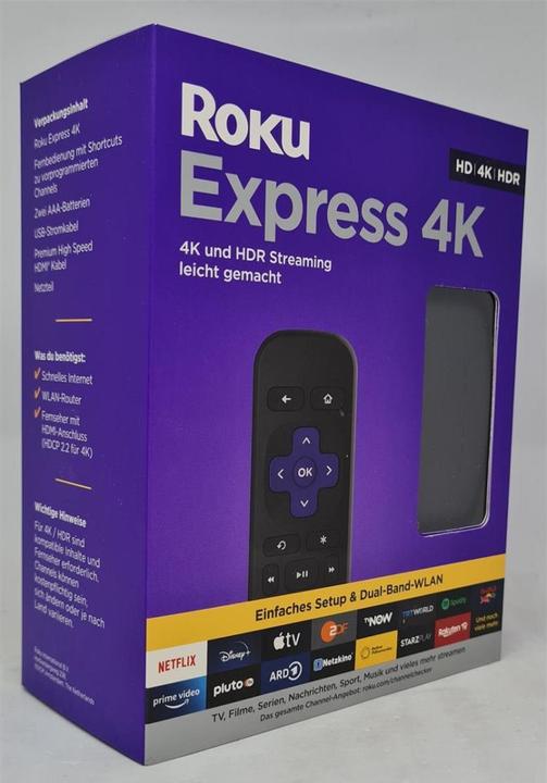 Actual product image Roku Express 4K