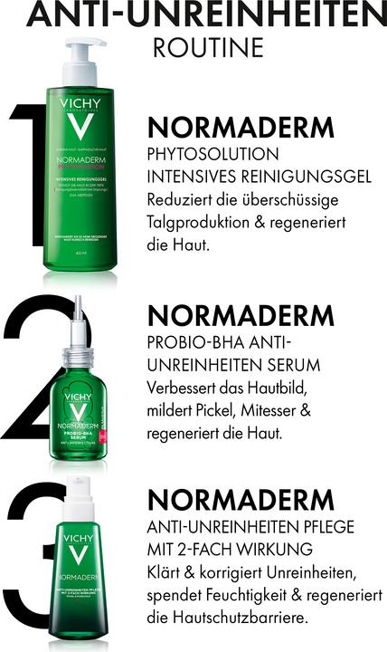 Productafbeelding Vichy Normaderm Phytosolution Intensieve Reinigingsgel (Gel, 400 ml)