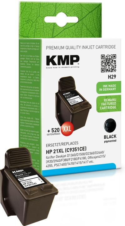 Immagine prodotto KMP Cartuccia di inchiostro H29 compatibile con HP C 9351 AE (FC)