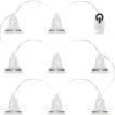 Actual product image Sirius Christmas lights chain Tiffany bell, 8 × lamps (1.05 m)