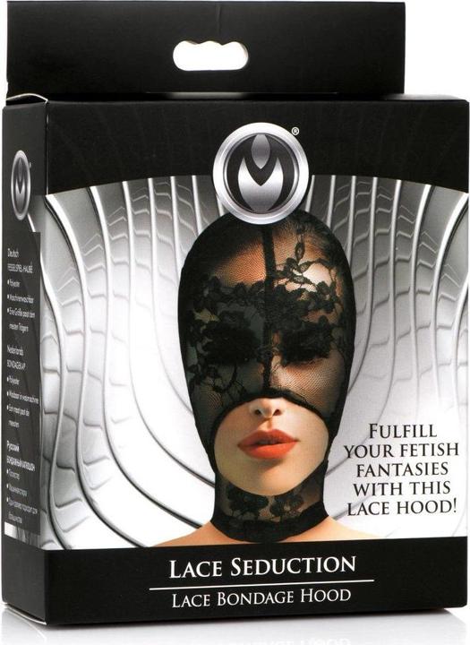 Image du produit Master Series Dentelle Seduction Dentelle Bondage Hood