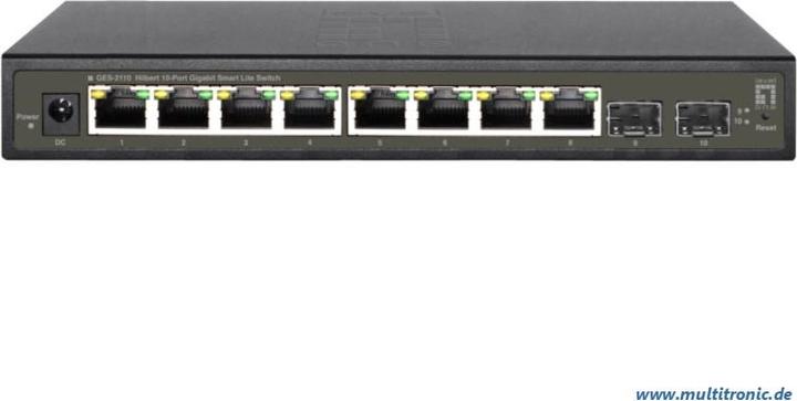 Image du produit LevelOne GES-2110 Hilbert (8 Ports)