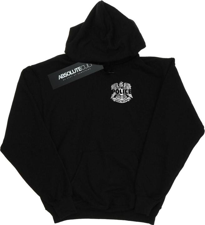 Actual product image The Police Mens Illegal Records Eagle Chest Hoodie (M)