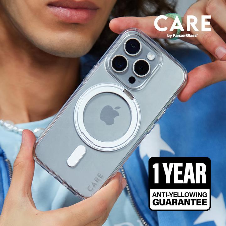 Actual product image PanzerGlass CARE Feature Case Kickstand & MagSafe iPhone '24 6.7" black (Apple iPhone 16 Plus)