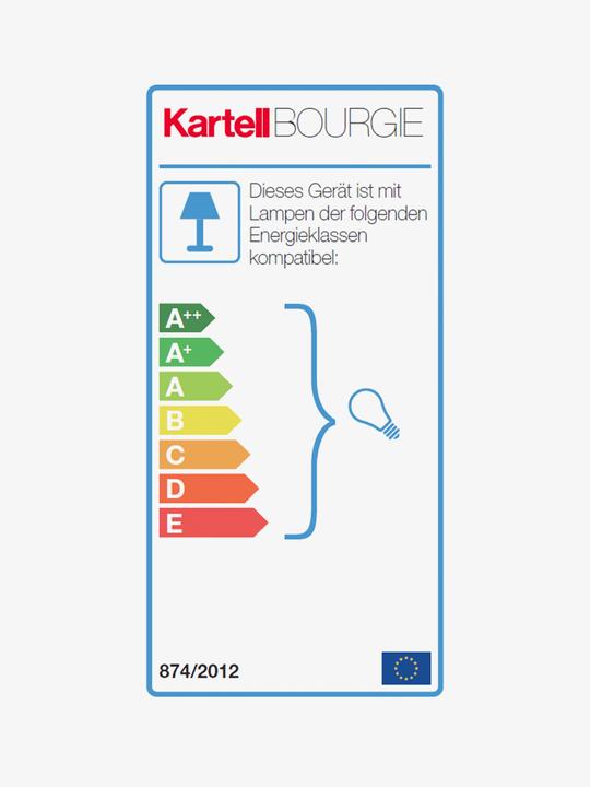 Etichetta energetica Kartell Bourgie (240 lm, E27)
