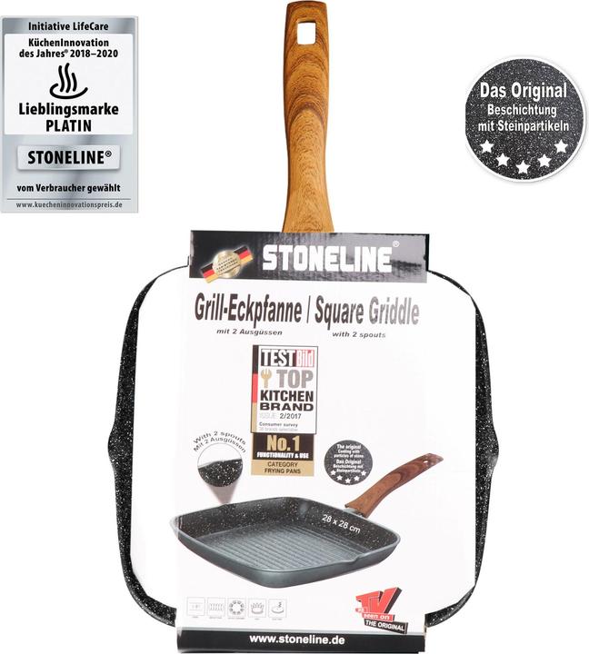 Produktbild Stoneline Back to Nature (28 cm, Grillpfanne, Aluminium)