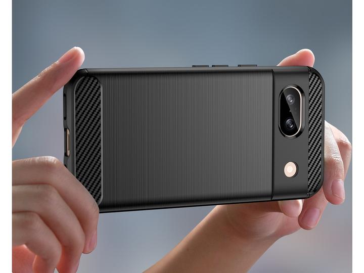 Actual product image Screenguard Carbon Brushed Soft TPU (Google Pixel 8a)