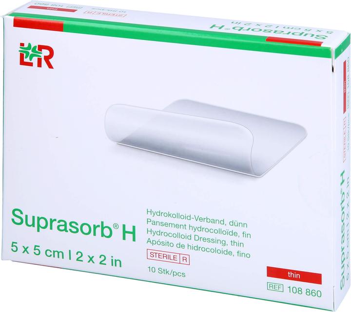 Actual product image Suprasorb H Dünn 5x5cm (10 x)