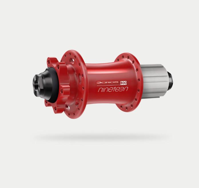 Produktbild Acros nineteen-enduro-boost-hinterrad-nabe, 32L, Shimano HG, rot (Scheibenbremse Center Lock)