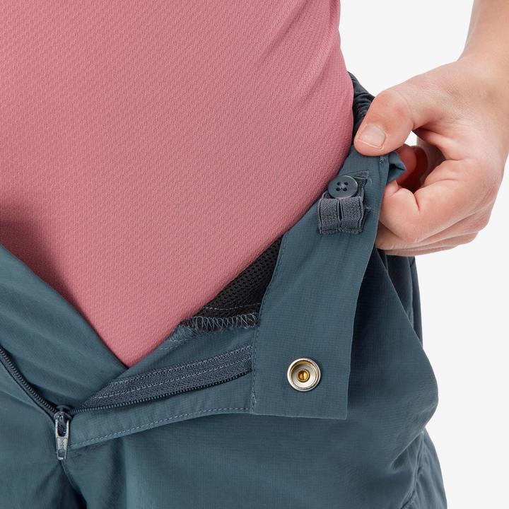Actual product image Quechua Zip-Off-Hose Kinder Gr. 123–172 Wandern - MH500 blau (10, 11, 12)