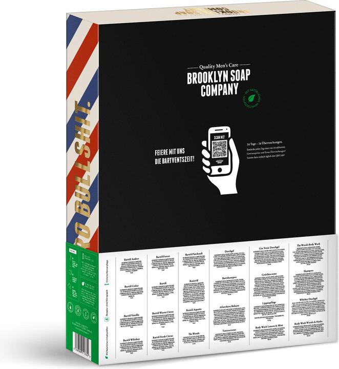 Actual product image Brooklyn Soap Company Brooklyn Soap Barbershop Beard Event Calendar 2023