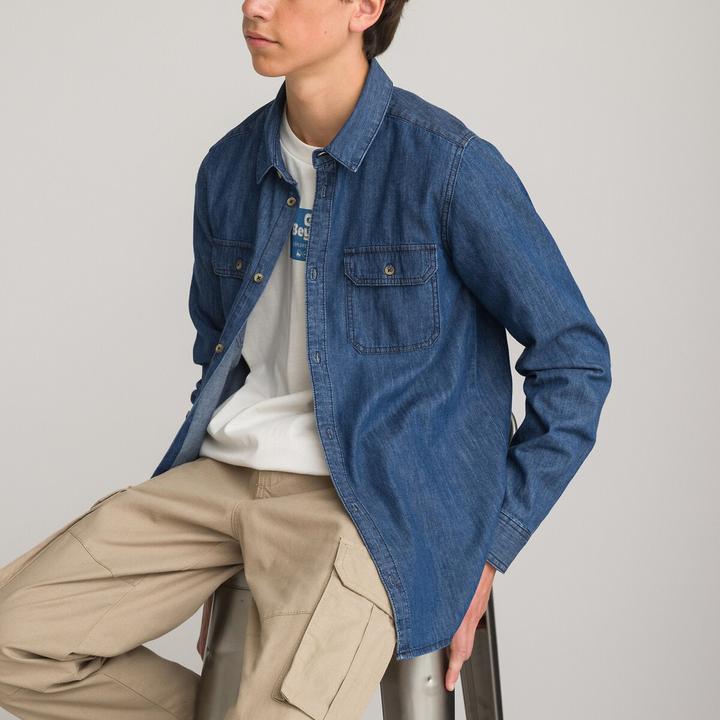 Image du produit La Redoute Collections Chemise en jean (XXS)