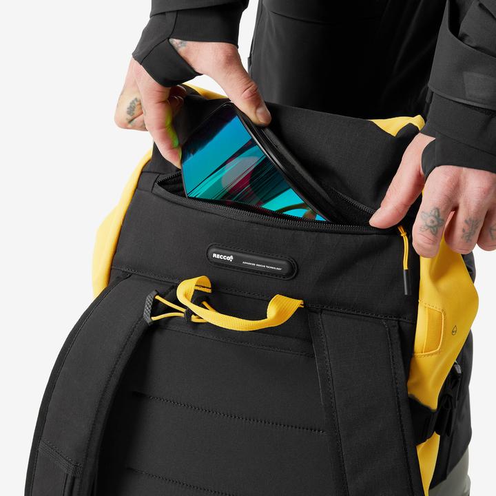 Produktbild Wedze Roll Top Strong Freeride 30 L Ski/Snowboard Backpack - Yellow (30 l)