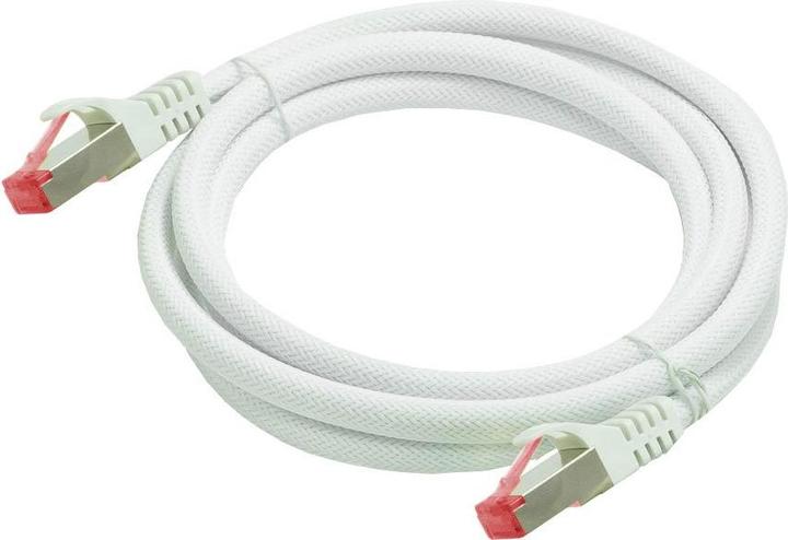 Produktbild Python Series Patchkabel mit Rastnasenschutz (RNS) und Nylongeflecht (S/FTP, CAT6, 10 m)