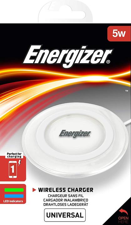 Image du produit Energizer Chargeur sans fil PAD 5W +câble microUSB blanc (5 W)