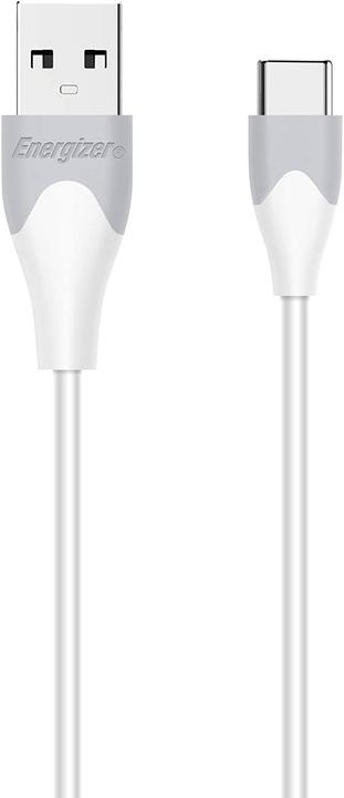 Energizer Câble classique USB-C2.0 bicolore 1.2m blanc (1.20 m)